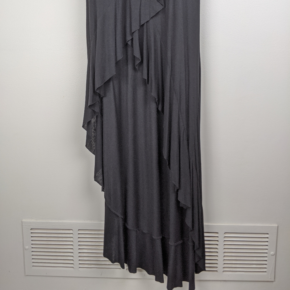 Bailey 44 High Low Ruffle Black Skirt - Picture 3 of 7